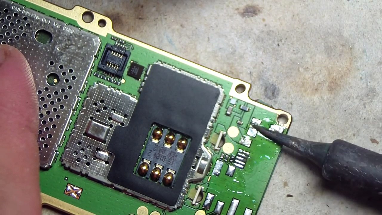 Nokia 1208 замена гнезда заряда