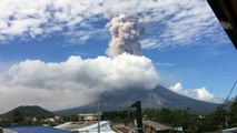 Mayon volcano continues to erupt in the Philippines