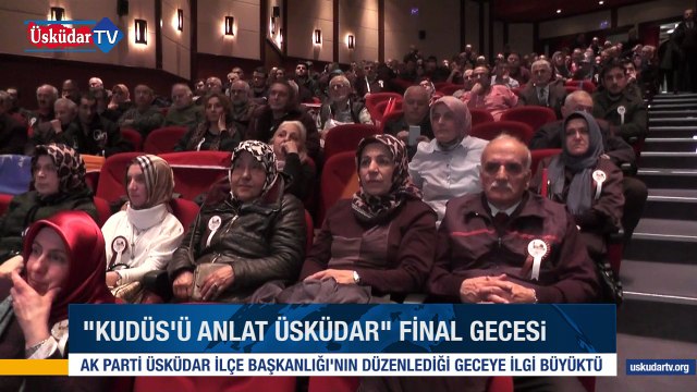 Üsküdar'da Kudüs 'ü Anlat Üsküdar finalı yapıldı
