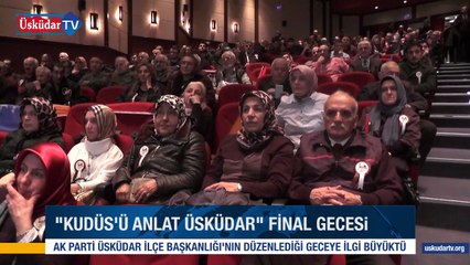 Üsküdar'da "Kudüs 'ü Anlat Üsküdar" finalı yapıldı
