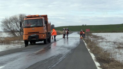 Ergene Nehri'nin debisi yükseldi - EDİRNE