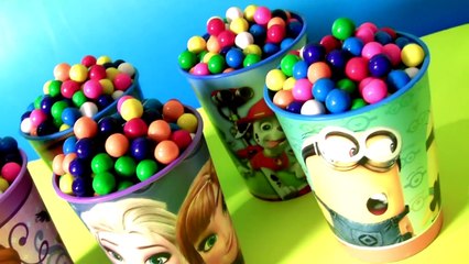 Disney Princess Jelly Bean Surprise Sofia Anna Elsa with Paw Patrol Marshall