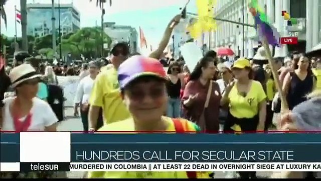 Haitians protesting against Trump's insults and immigration