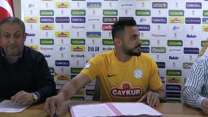 Çaykur Rizespor'da imza töreni - RİZE