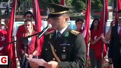 Afrin şehidimiz Üsteğmen Oğuz Kaan Usta´nın rekor kıran konuşması