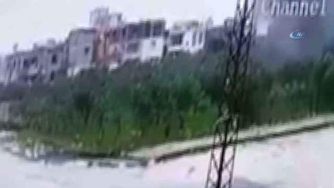 Reyhanlı'ya Düşen Roket Saniye Saniye Kamerada