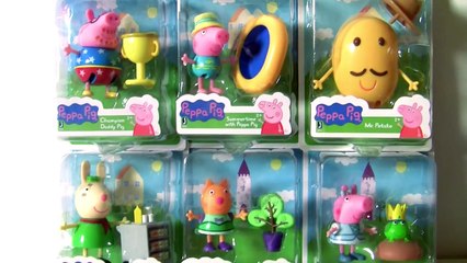 Peppa Pig Toys NEW 2017 Piggy George, Mr. Potato, Princess Peppa Flight attendan