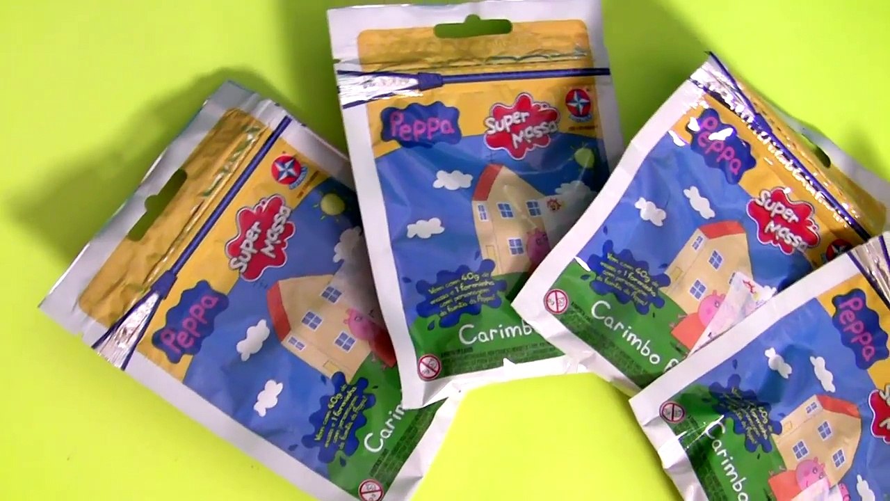 Play Doh Peppa Pig Stampers Blind Bags Surprise - Super Massa Carimbos da Porqui