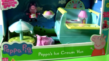 PLAY DOH Peppa's Ice Cream Van Playset from Nickelodeon Peppa Pig Learn to Make