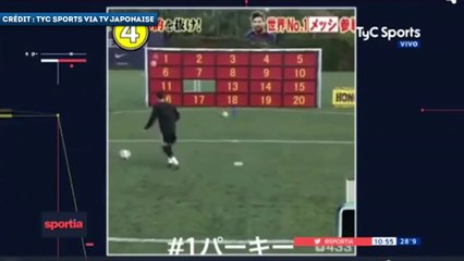 Messi relève un nouveau défi pour la télé japonaise