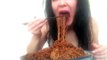 ASMR: JAJANGMYEON Korean Black Bean Noodles (big bites request) Eating Sounds