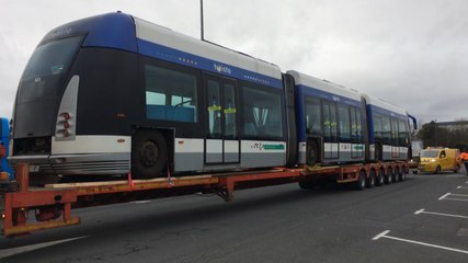 Départ du tramway de Caen, direction Nancy
