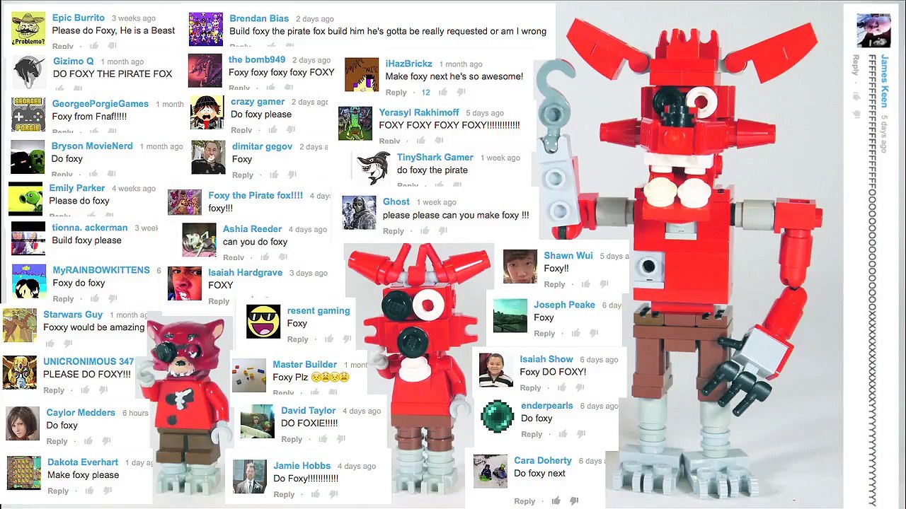 Ninjago lego ninjag ed sheeran lego How To Build LEGO Foxy (Five Nights at Freddy’s   FNAF) 2018