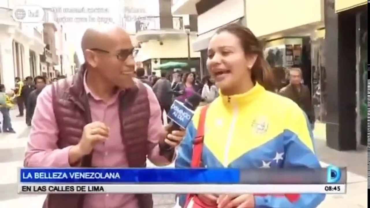 La belleza de venezolanas en Perú en las calles de Lima venezolanas trabajan de