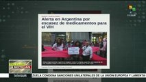 Argentina: alertan sobre falta de medicamentos para pacientes con VIH