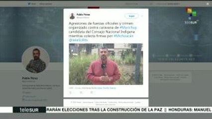 CNI repudia ataque a periodistas en gira de "Marichuy"