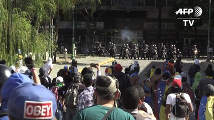 مواجهات بين قوات الأمن ومناصري المعارضة في فنزويلا