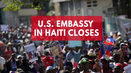 US embassy in Haiti closes after hundreds protest Trump's 's**thole country' remark