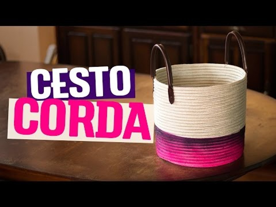 DIY - CESTO DE CORDA