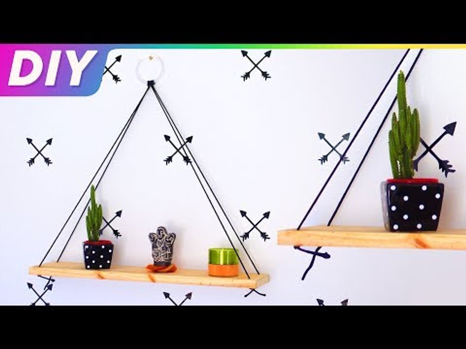 DIY - PRATELEIRA SUSPENSA