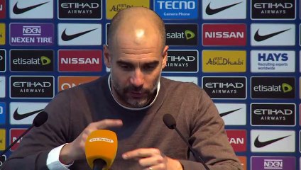 Guardiola needs a drink before he can think about Bristol City