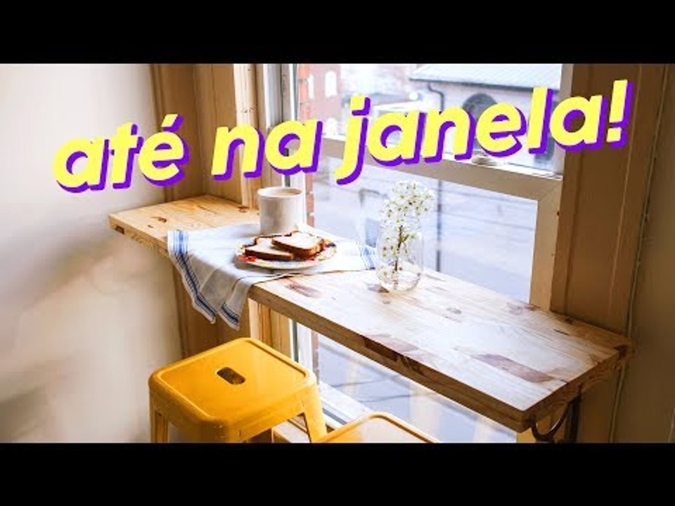 COZINHA PEQUENA? SEM ESPAÇO PARA MESA? VEJA ESSAS DICAS!