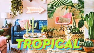 DICAS DE DECORAÇÃO TROPICAL: Materiais, Cores e Estampas