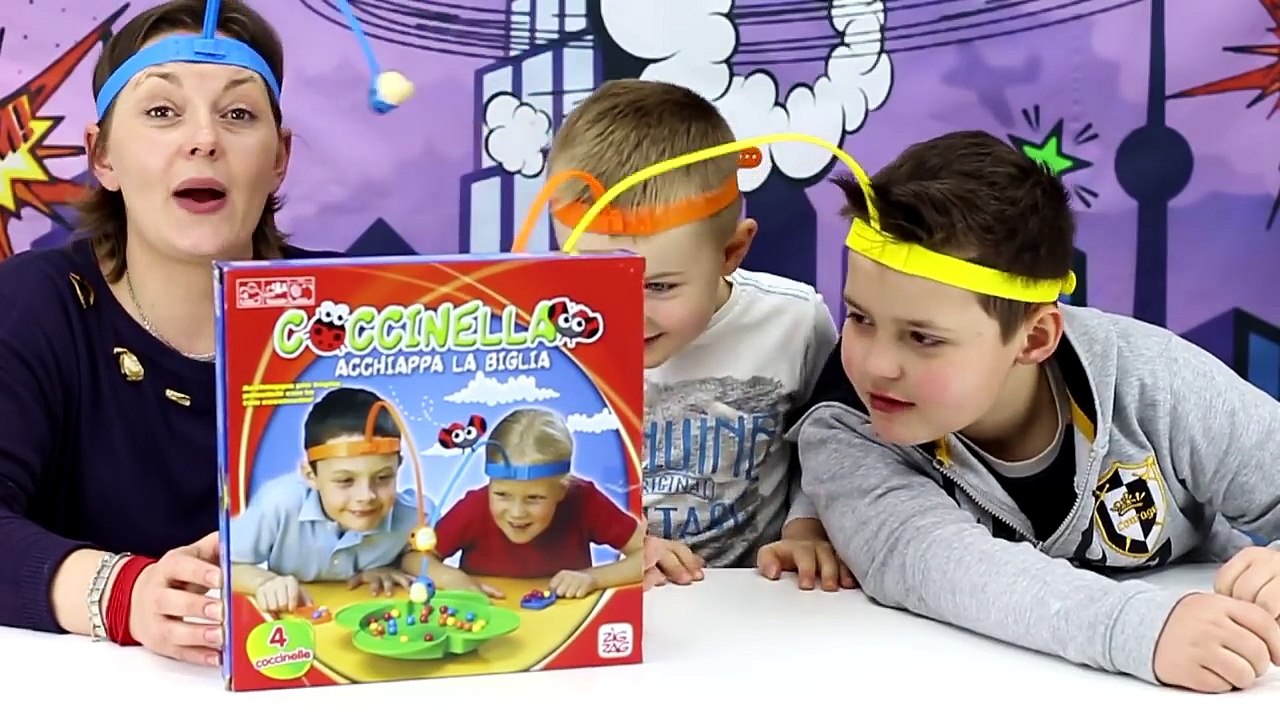 COCCINELLA ACCHIAPPA LA BIGLIA, gioco da tavolo per bambini, il più veloce vincerà la sfida