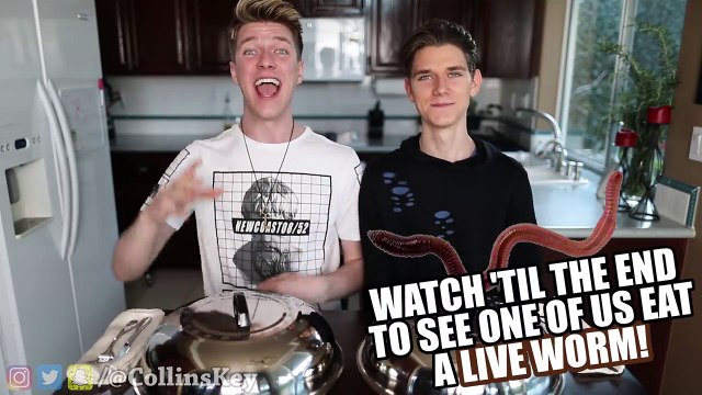 Gummy Food vs. Real Food Challenge! *EATING GIANT GUMMY WORMS* Gross Real Worm Food Candy