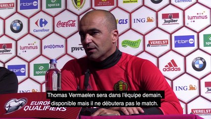 Roberto Martinez: "Romelu est fit à 100%"
