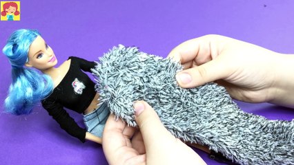 How to Make No Sew Vest for Barbie Dolls - DIY Easy Doll Crafts - Making Kids Toys