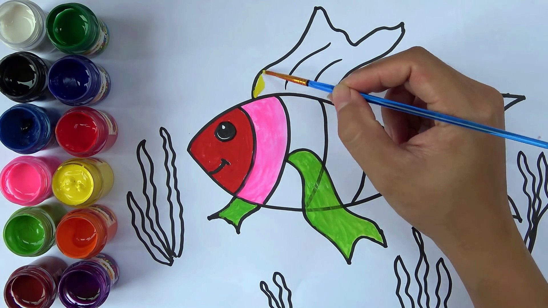 Featured image of post Fish Drawing For Kids Color - How to drawing fish &amp; coloring pages for kids colour drawing free wallpaper cute fish for kid coloring drawing