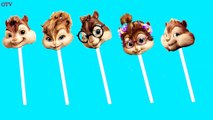Chipmunks Lollipop Finger Family Song Nursery Rhymes for Children and Kids