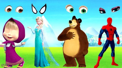 Wrong Eyes Funny Disney Frozen Elsa Anna Moana Sofia the First Finger Family Nursery Rhymes for Kids