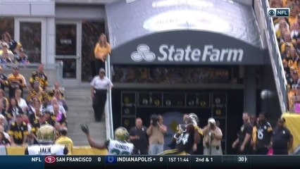 Antonio Brown burns Jalen Ramsey for big catch