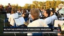 USMC Dad Surprises SON at High School Graduation