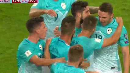 Roman Bezjak second Goal HD - Slovenia 2 - 1 Scotland - 08.10.2017 (Full Replay)