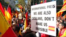 Anti-secessionist Catalans take to streets after referendum