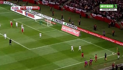 Zarko Tomasevic Goal HD - Poland	2-2	Montenegro 08.10.2017