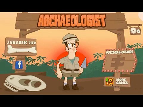 Мультик - раскопки динозавров - Мир Юрского периода