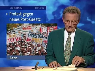 Tagesschau | 08. Oktober 1997 20:00 Uhr (mit Joachim Brauner) | Das Erste