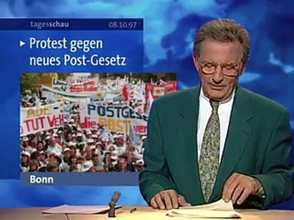 Tagesschau | 08. Oktober 1997 20:00 Uhr (mit Joachim Brauner) | Das Erste