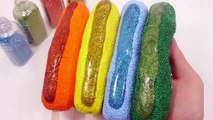 How To Make Hot dog Color Foam Glitter Slime Clay Learn the Recipe DIY 핫도그 칼라폼 반짝이 액체괴물 만들기 점토