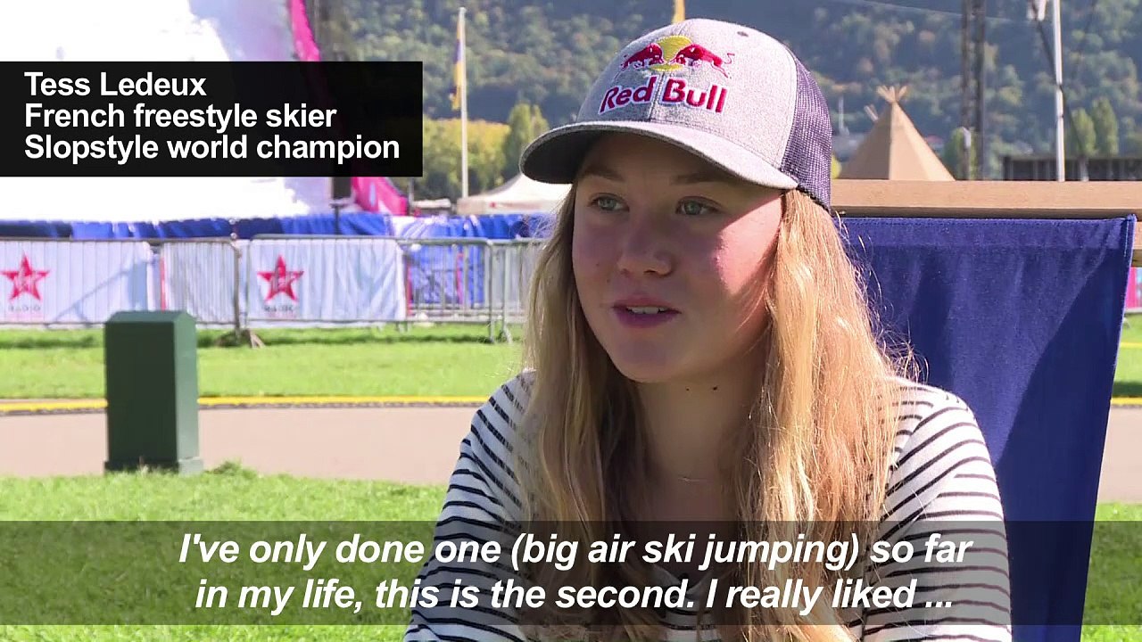 Freestyle skiers take flight in Sosh Big Air competition