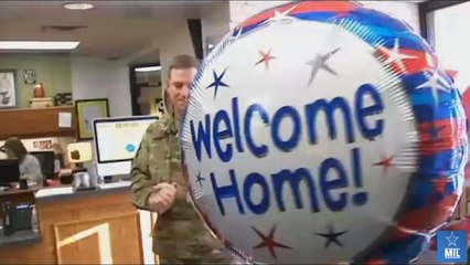 Soldier Surprises Kids In An Emotional Reunion At School!