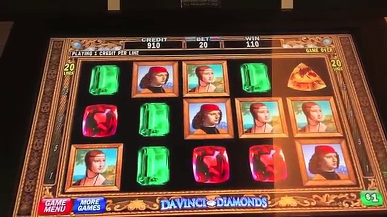 Handpay- Davinci Diamonds Slot Machine Live Play