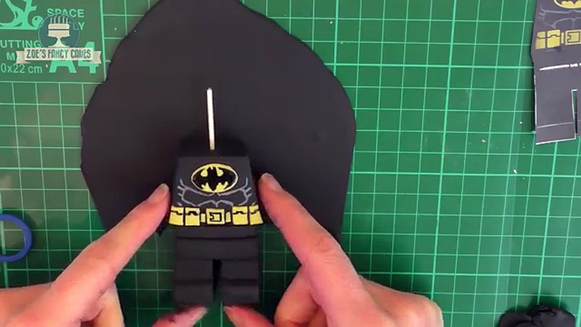 batman fondant figure