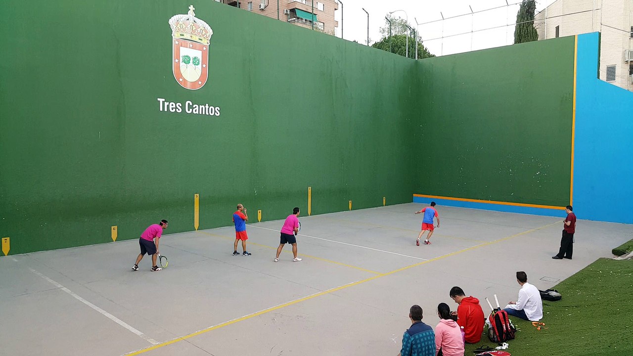 Frontenis honor Tres Cantos vs Rivas 3ª partida set 1 ultimos tantos
