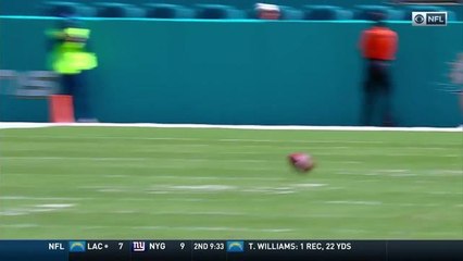 Ball pops out of Ajayi's hands, Kevin Byard scoops it up for Titans