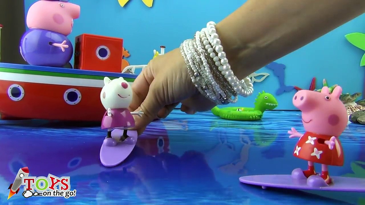 Peppa Pig Vacaciones en el mar Holiday by the Sea Playset - Juguetes de Peppa Pig